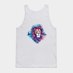 Lion Beast Animal World Predator Wild Nature Wilderness Tank Top